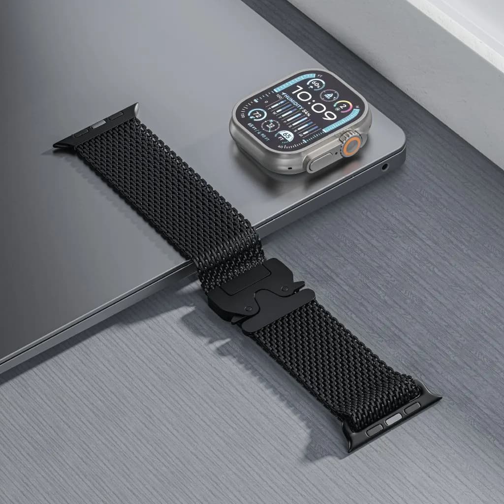 Green Lion Milanese Loop Strap For iWatch 42/44/45/46/49mm 4