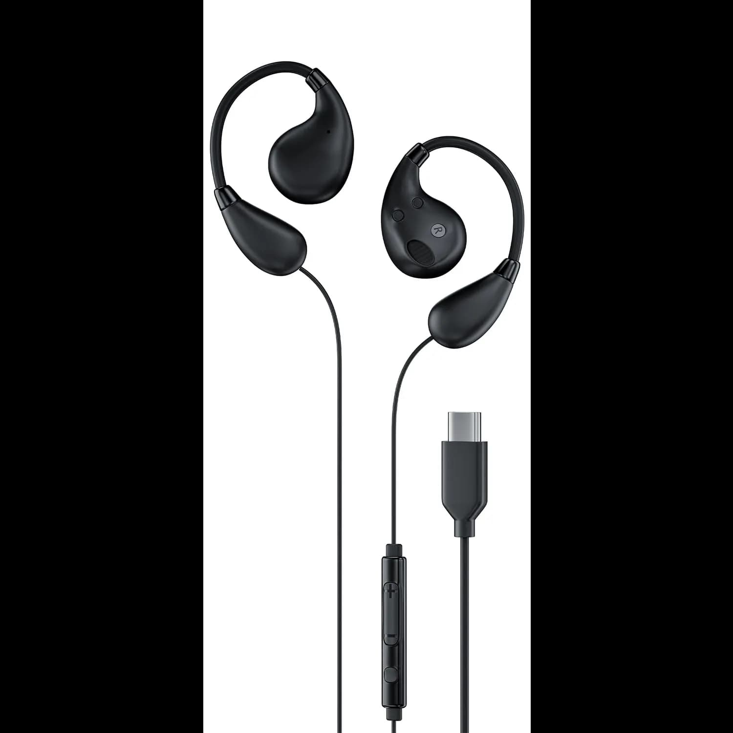 Green Lion Earphones Milan Wired - Type-C, Black 1
