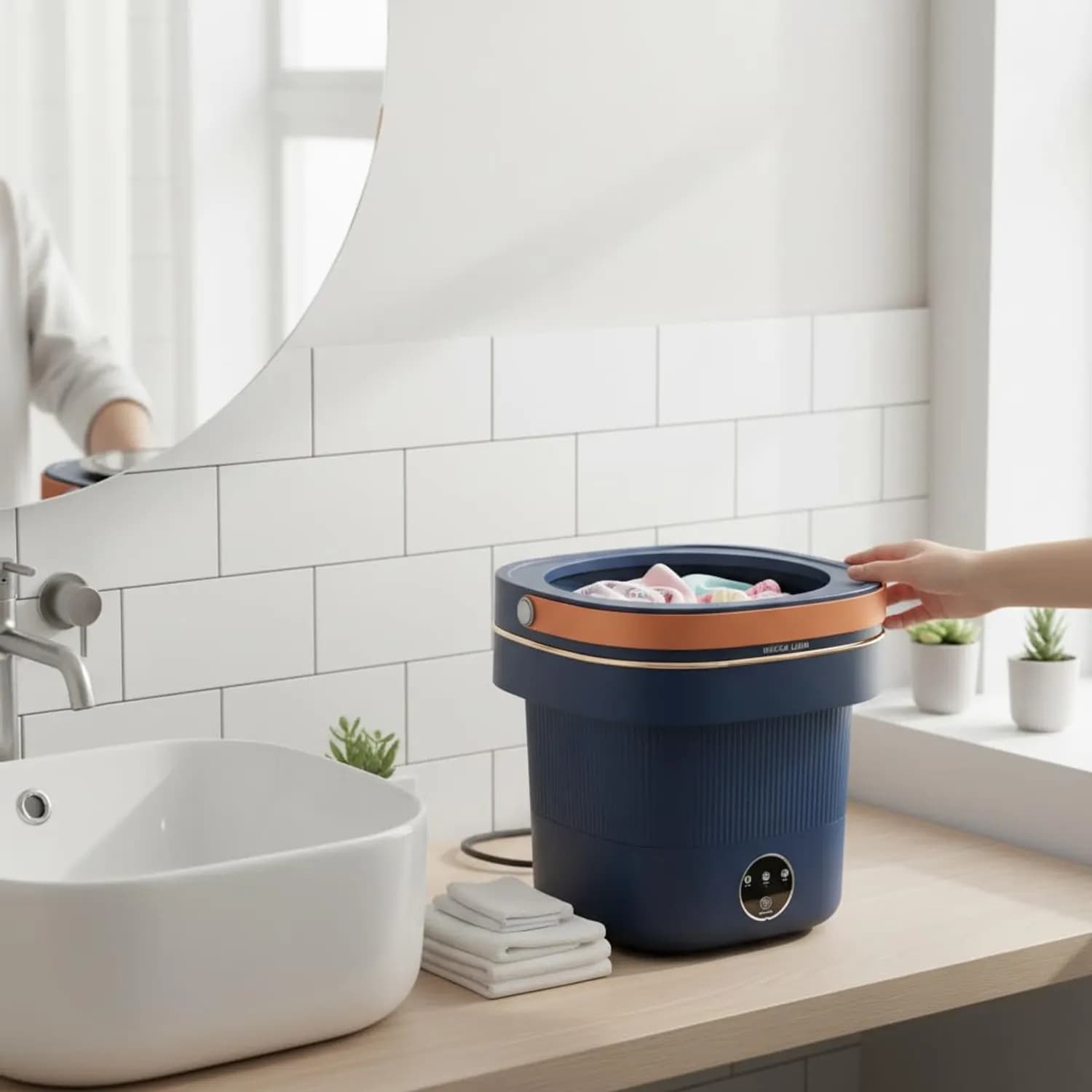 Green Lion Mini Washing Machine - 9L Foldable, Portable 3