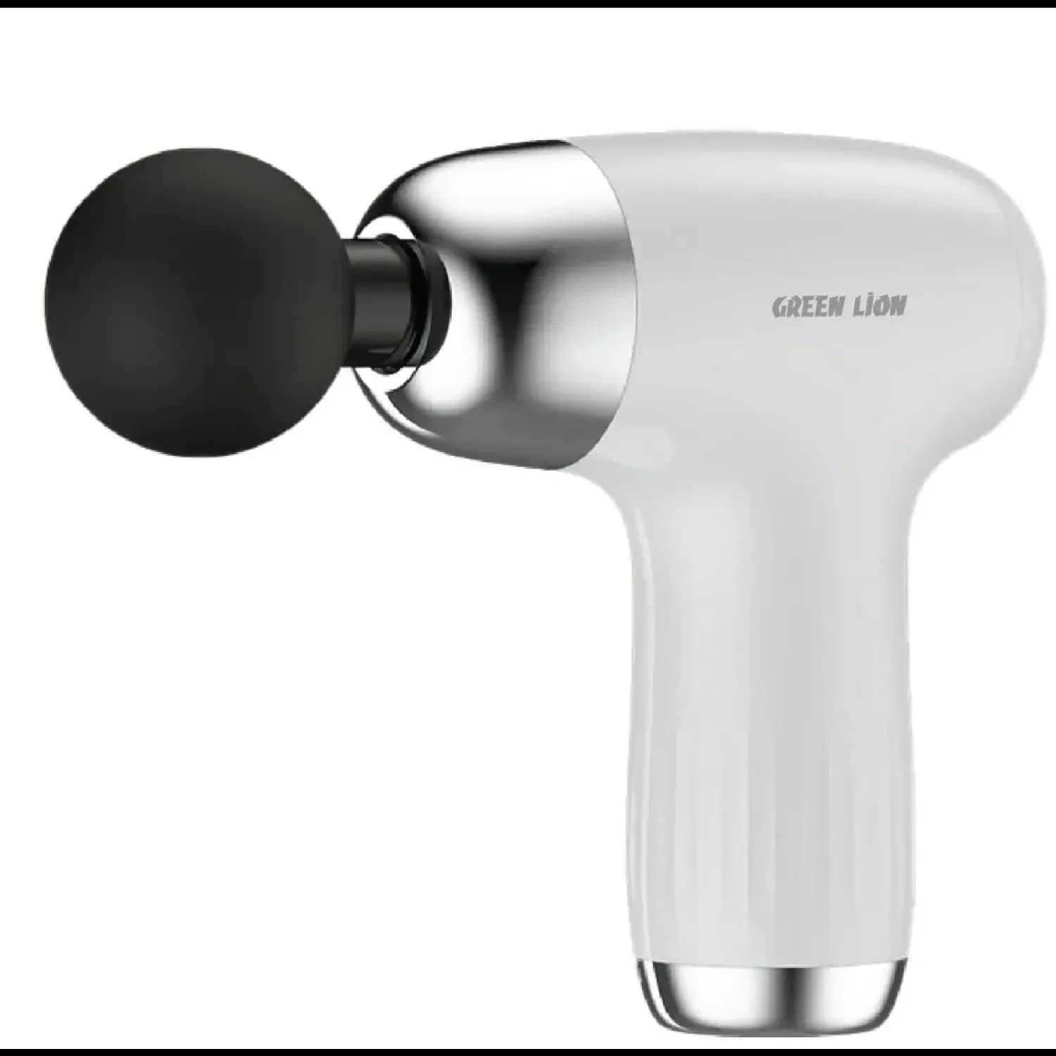 GREEN LION Mini Massage Gun - 6 Speeds, White — Black 2