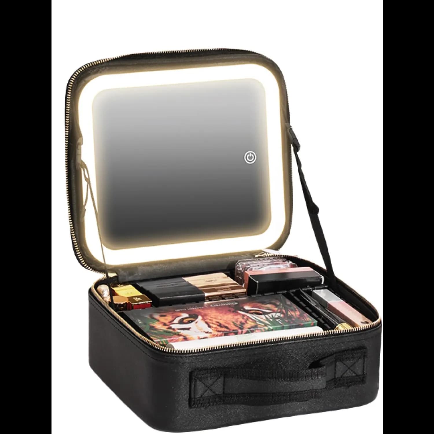 Green Lion Makeup Organizer - Lighted Mirror, Waterproof, Black 1 Green Lion Makeup Organizer - Lighted Mirror, Waterproof, Black 1