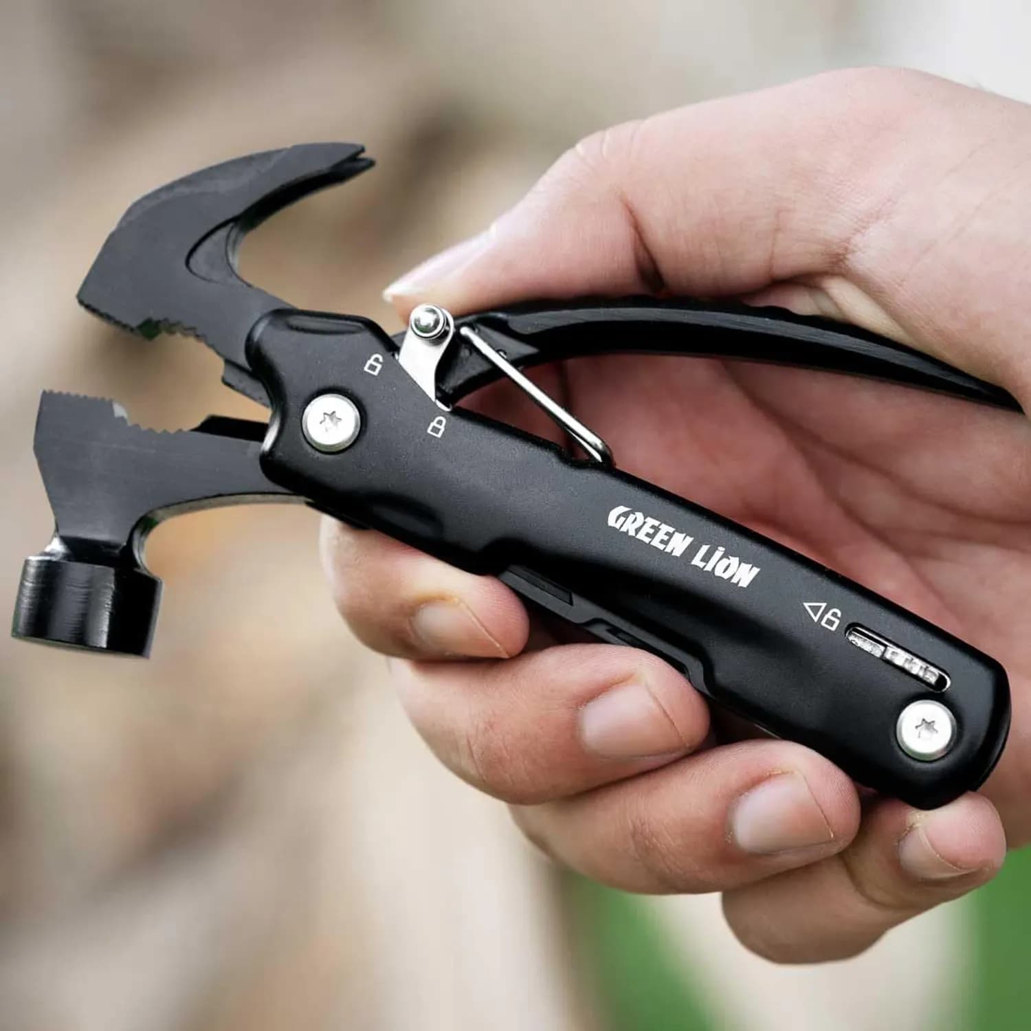 Green Lion Multi-Plier X 15-in-1 Multi-Tool Kit GNMLTPLX15 - Stainless Steel, X-12 3