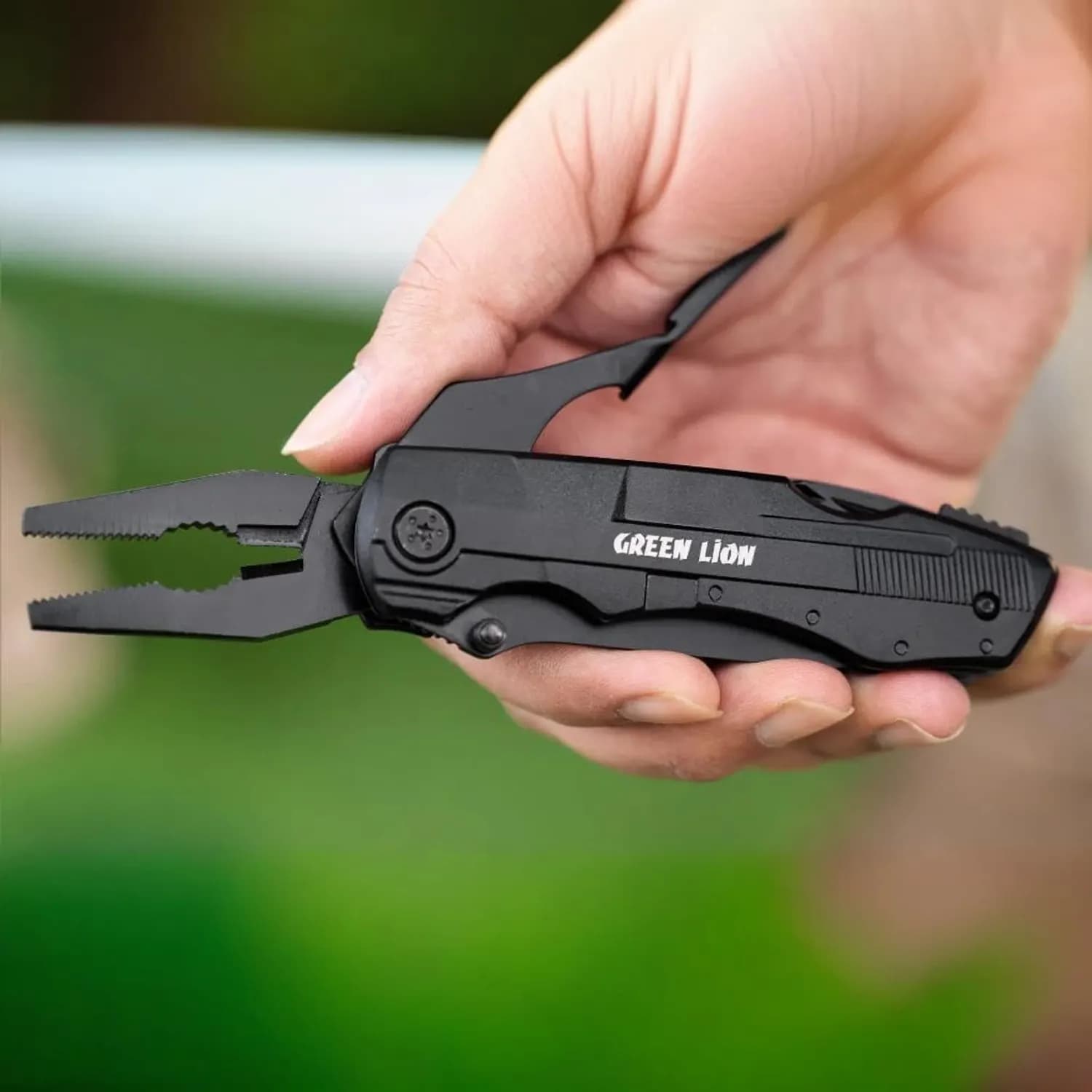 Green Lion Multi-Plier X 15-in-1 Multi-Tool Kit - Stainless Steel, Black 5
