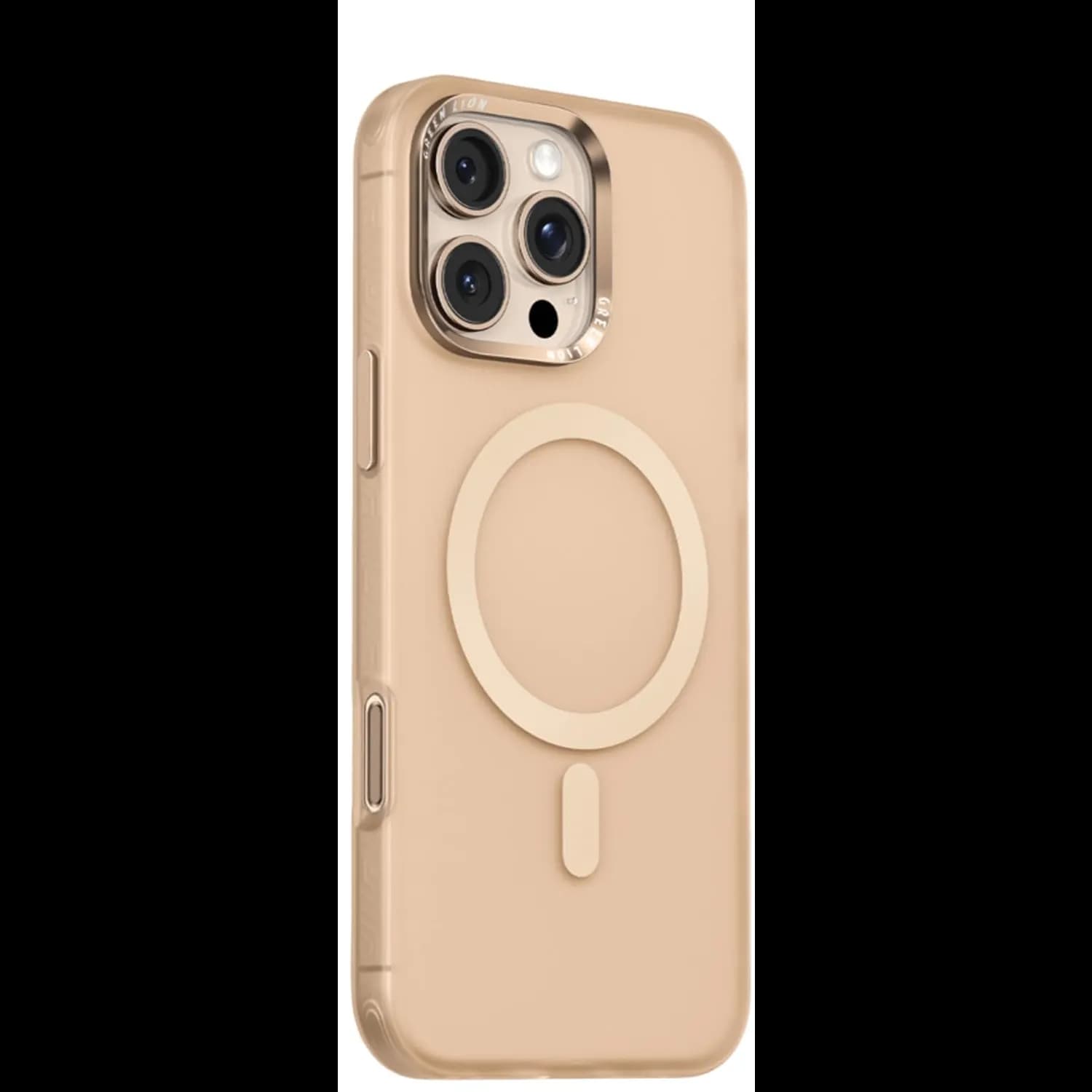 Green Lion Case iPhone 16 Pro Max - Matte, MagSafe Compatible, Desert Titanium 1 Green Lion Case iPhone 16 Pro Max - Matte, MagSafe Compatible, Desert Titanium 1