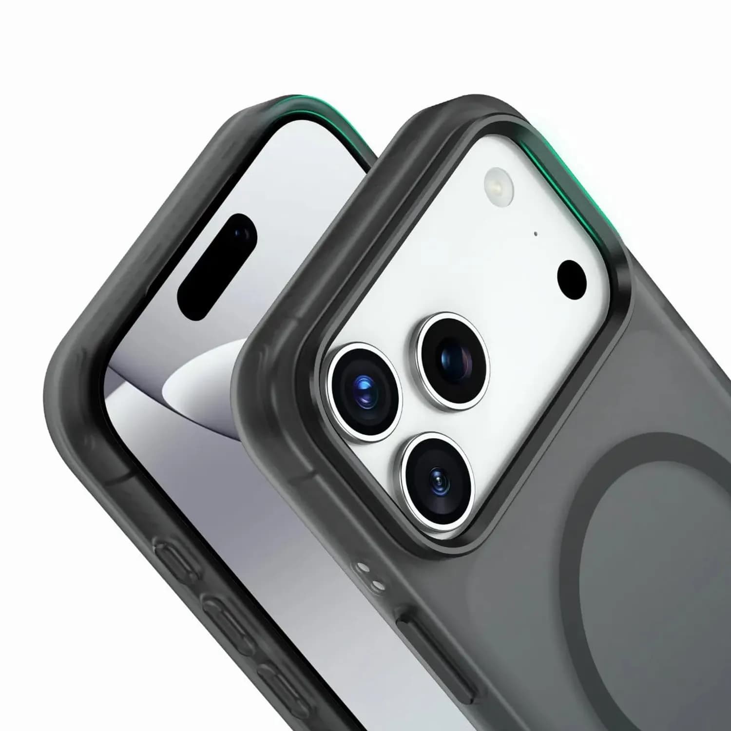 Green Lion iPhone 17 Pro Case - Magnetic Ring, Shockproof, Black Titanium 1 Green Lion iPhone 17 Pro Case - Magnetic Ring, Shockproof, Black Titanium 1