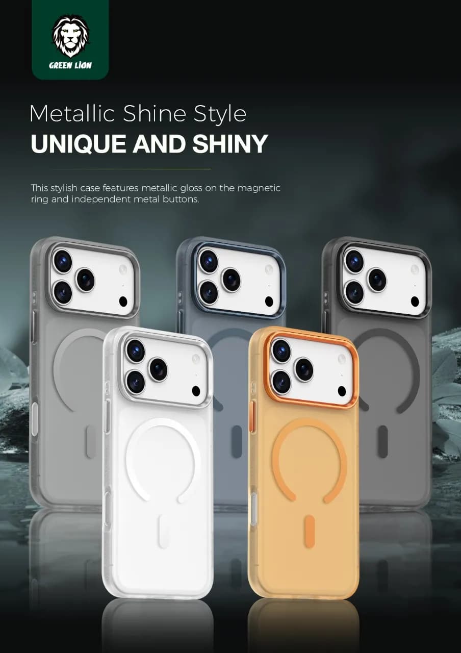 Green Lion Matte MagSafe X Case for iPhone 17 Pro/Pro Max - Black 1 Green Lion Matte MagSafe X Case for iPhone 17 Pro/Pro Max - Black 1