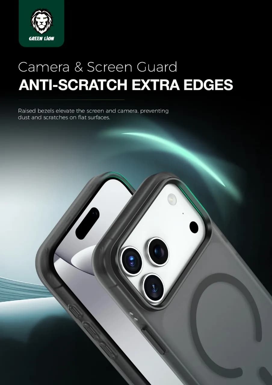 Green Lion Matte MagSafe X Case for iPhone 17 Pro/Pro Max - Black 3