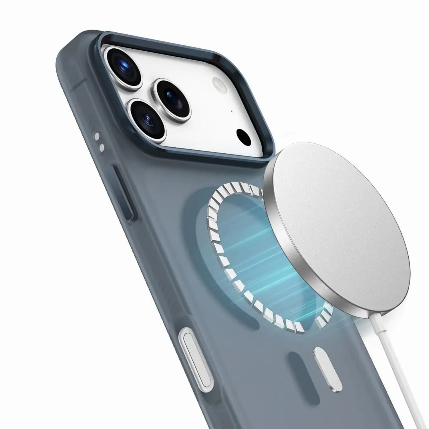 Green Lion iPhone 17 Pro Max Case - Magnetic Ring, Blue Titanium 1 Green Lion iPhone 17 Pro Max Case - Magnetic Ring, Blue Titanium 1
