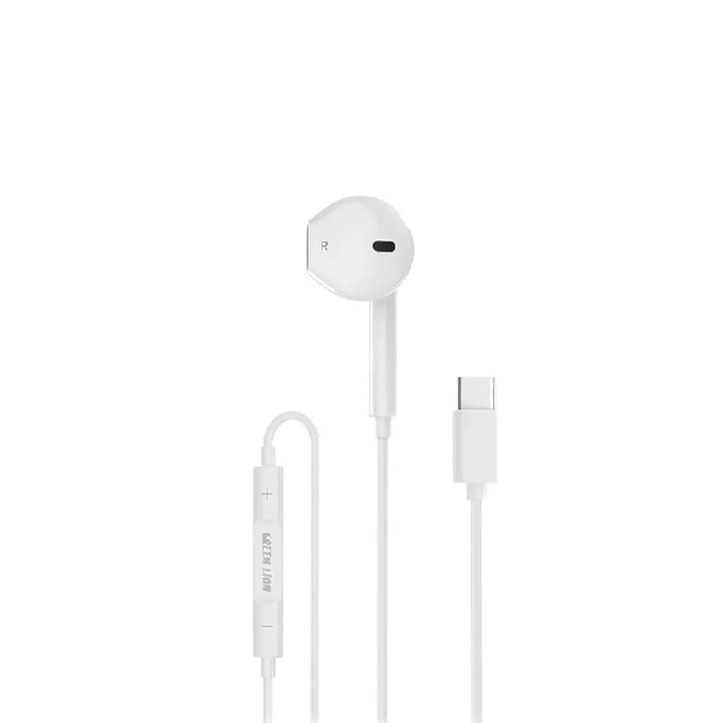 Green Lion Earphone GNMONOEPTCWH - Mono, Type-C, White 2