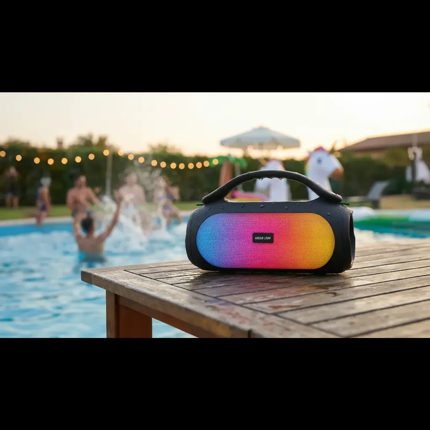 Green Lion Wireless Speaker Monica - With Mic, Black 3