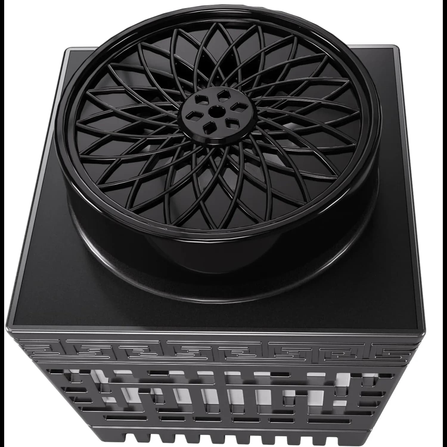 Green Lion Quran Speaker - Bakhour, RGB Lights, Black 3