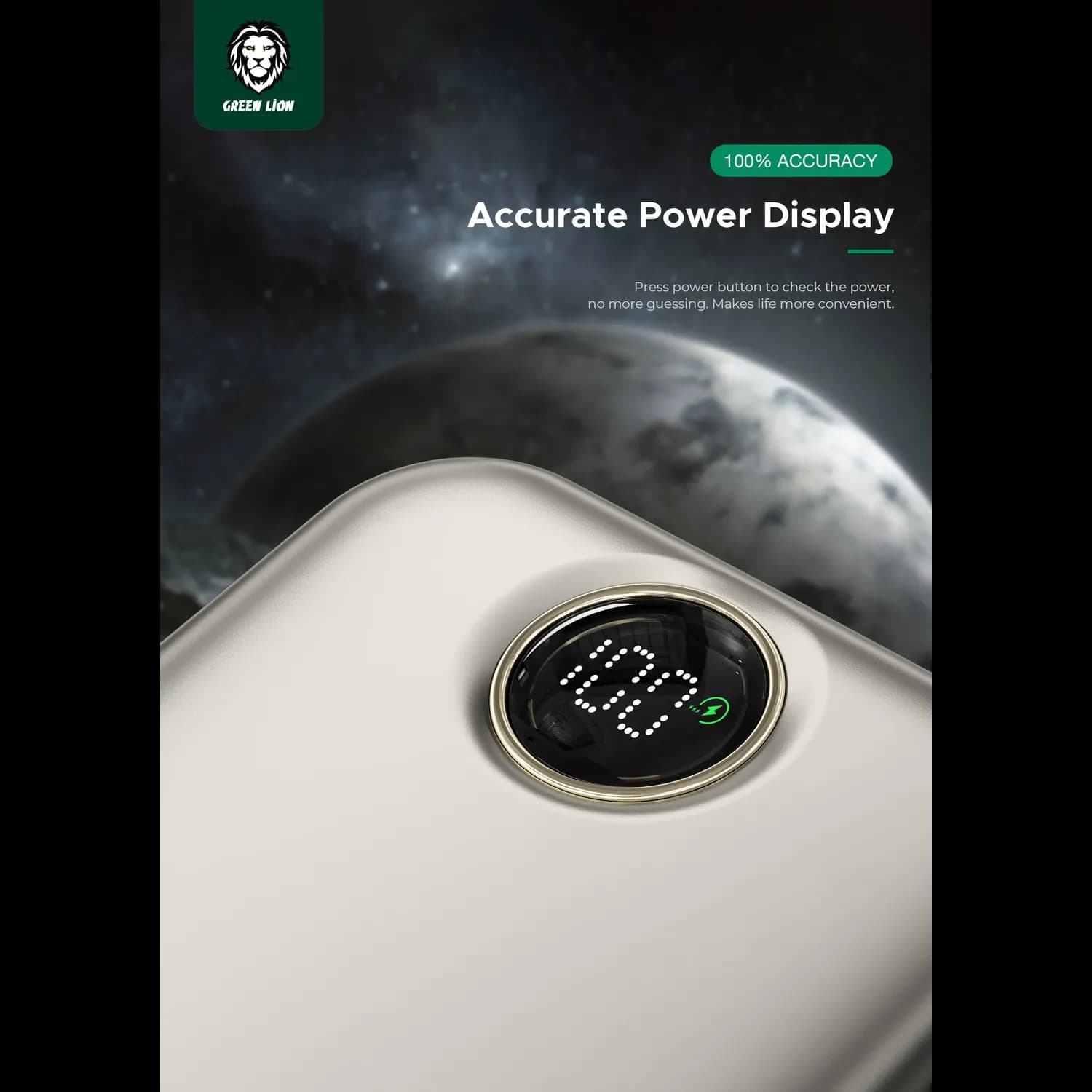 Green Lion Power Bank Monaco - 20000mAh MagSafe, Titanium 4