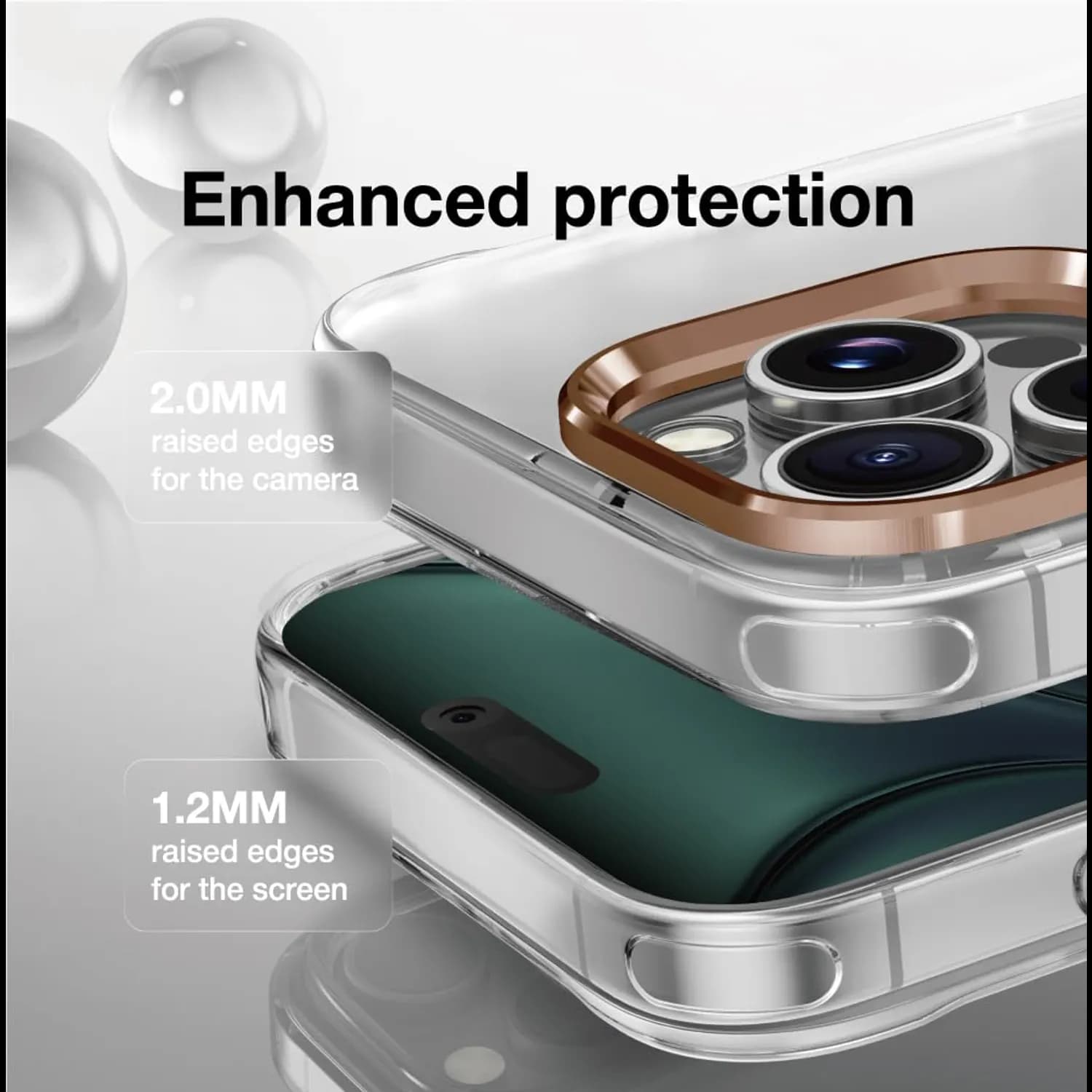 Green Lion Case iPhone 17 Pro Max - Magnetic Ring, Camera Protection - Titanium Black 4