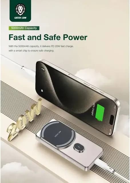 Green Lion Milton 10000mAh Powerbank - Titanium 1 Green Lion Milton 10000mAh Powerbank - Titanium 1