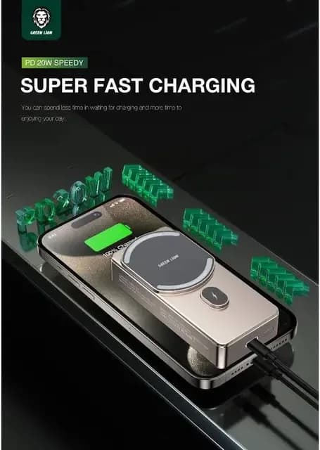 Green Lion Milton 10000mAh Powerbank - Titanium 2