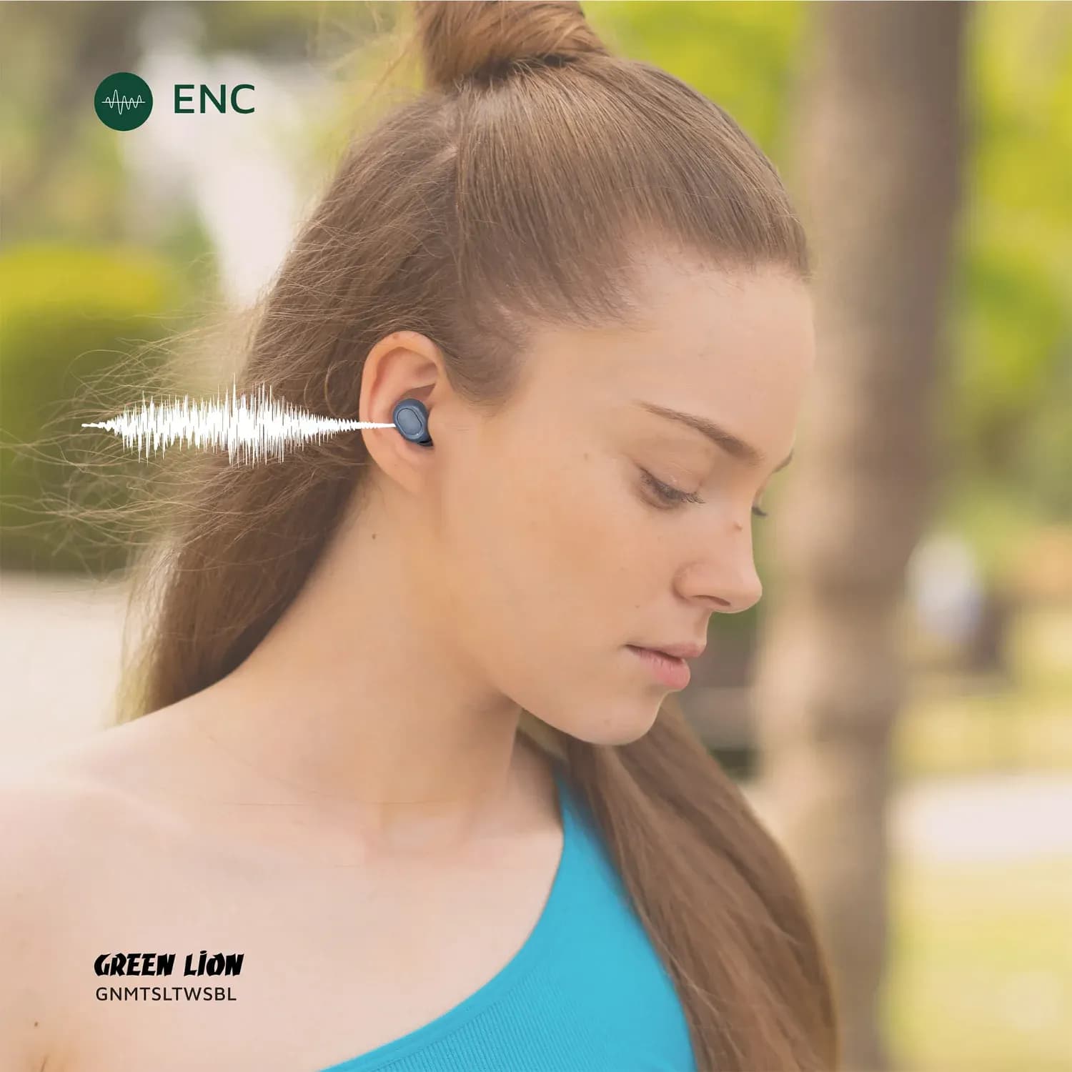 Green Lion True Wireless Earbuds Mittersill - IPX5 Waterproof, Blue — Blue 2