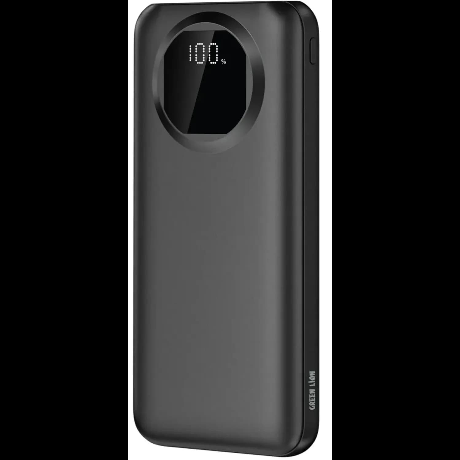Green Lion Power Bank Nairo GL-PX38 - 10000mAh, Black 1 Green Lion Power Bank Nairo GL-PX38 - 10000mAh, Black 1