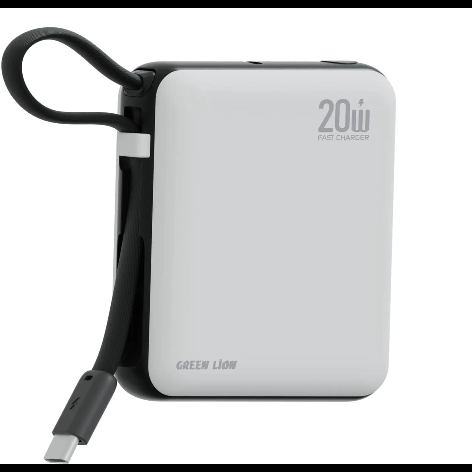 Green Lion Power Bank NURU - 10000mAh 20W PD, White 1