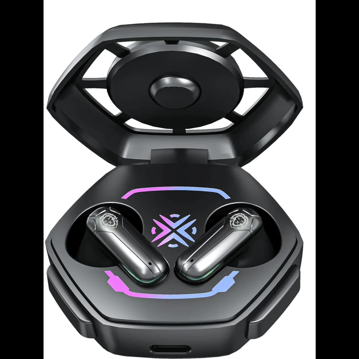 Green Lion True Wireless Earbuds - Black 1