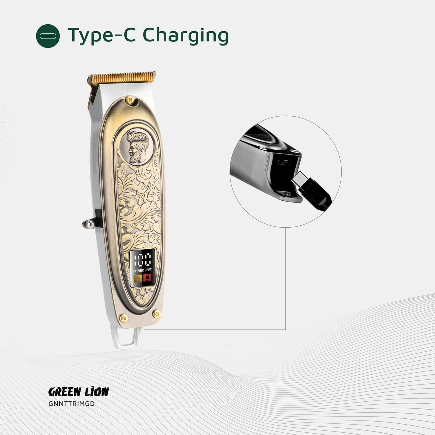 Green Lion Sensitive Area Trimmer - IPX5 Waterproof, LED Light 2