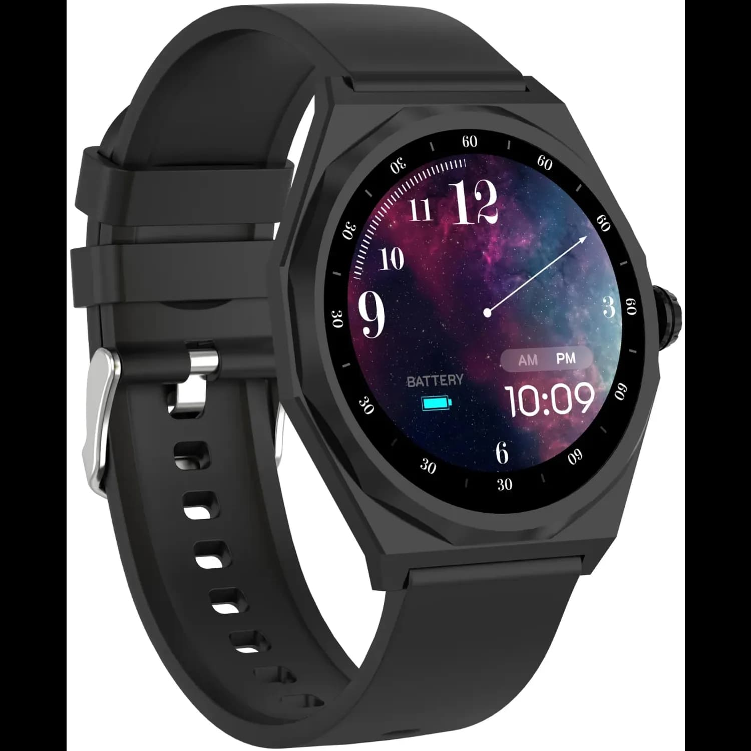 Green Lion Smart Watch Nexus - 1.43" AMOLED, Black — Silver 3