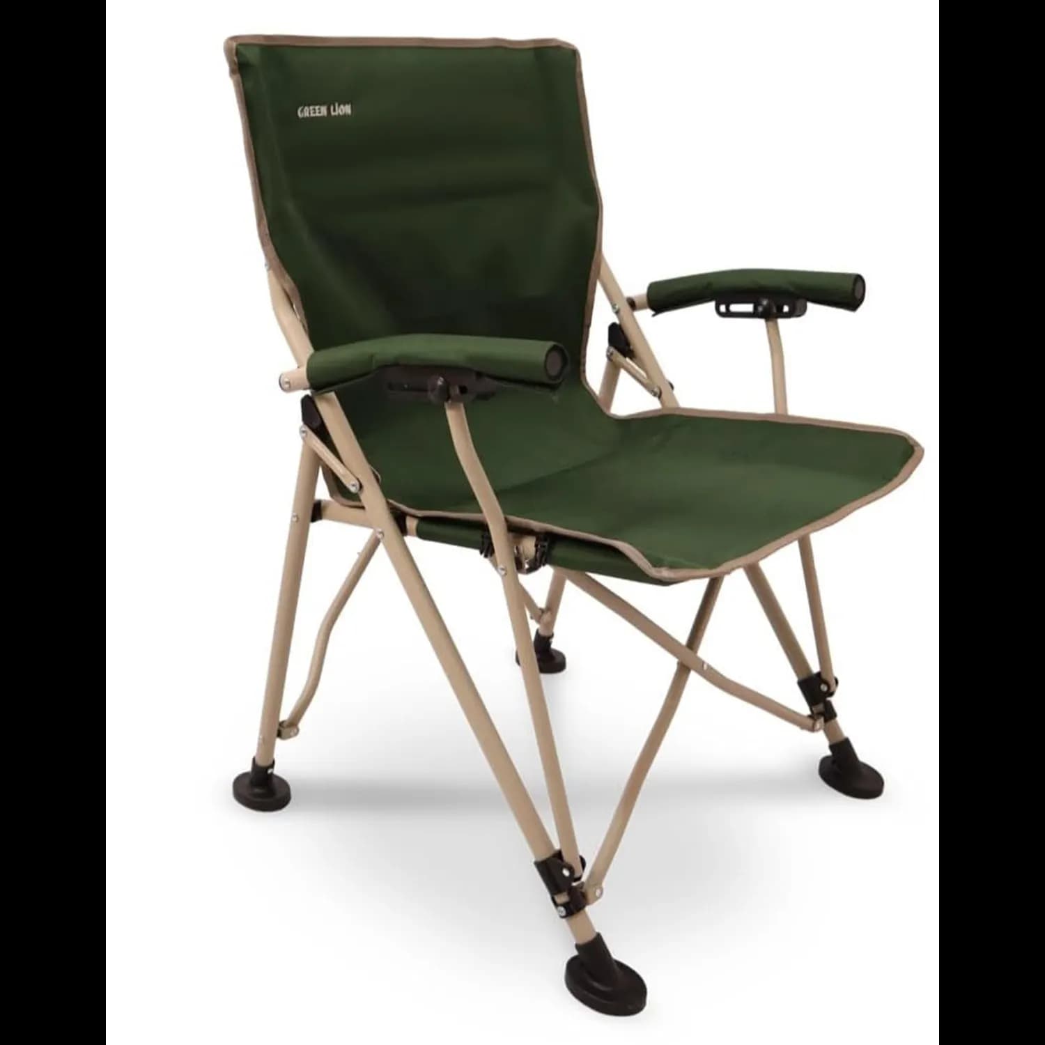 GREEN LION OUTDOOR CAMPING CHAIR WITH CARRYING BAG - DARK GREEN 1