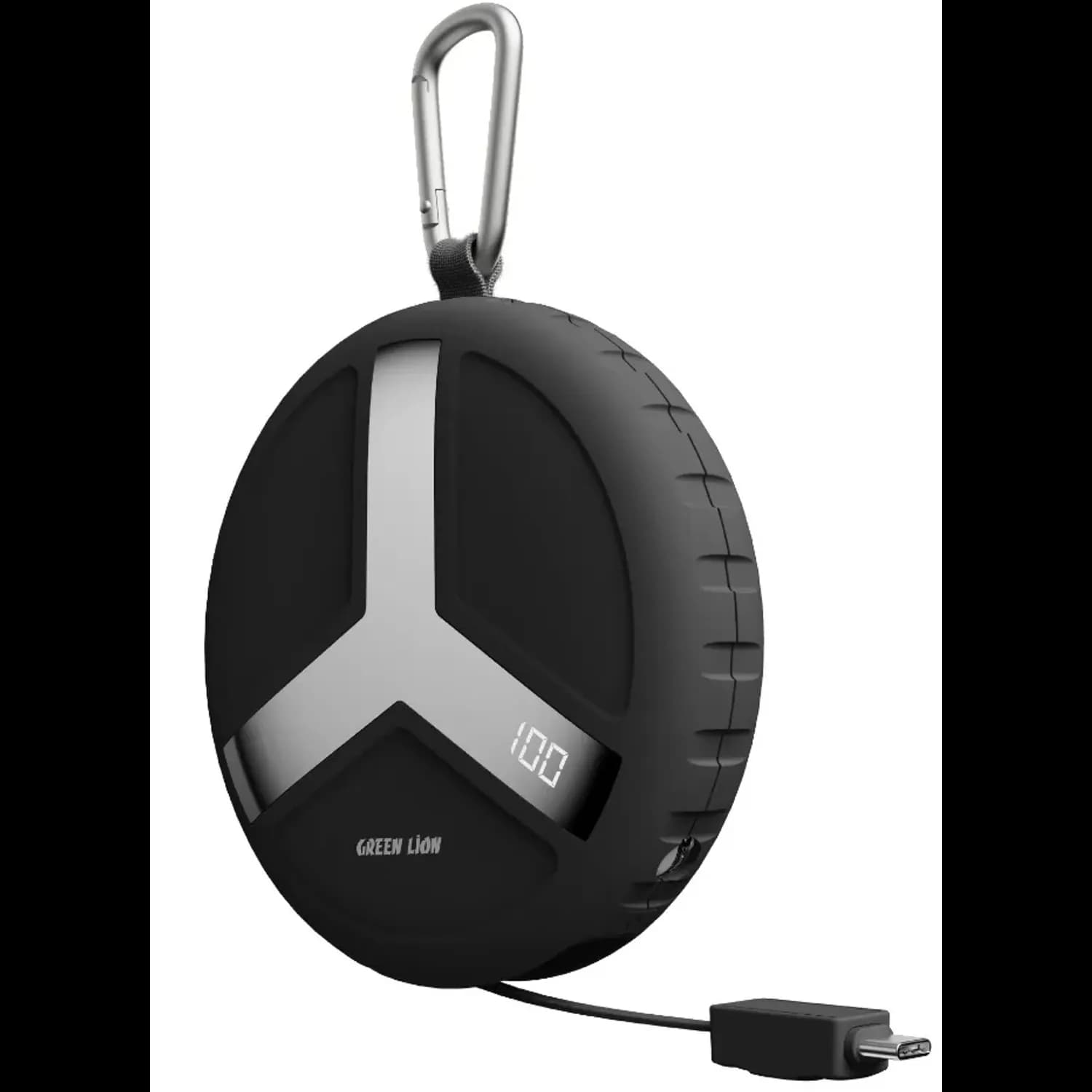 Green Lion Power Bank Orbit Charge - 10000mAh 22.5W PD, Black 1