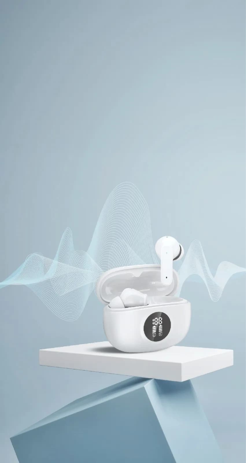 Green Lion Earbuds Orlando - True Wireless, HiFi Sound, White 1 Green Lion Earbuds Orlando - True Wireless, HiFi Sound, White 1