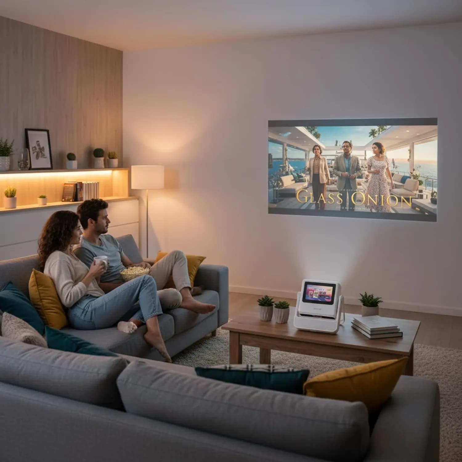 Green Lion Smart Projector Orion 2 - 4K, Wi-Fi Bluetooth, White 5