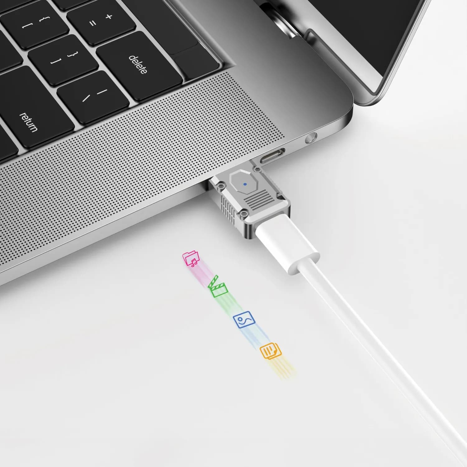 Green Lion OTG Adapter - USB-A to USB-C 120W PD, Zinc Alloy 2