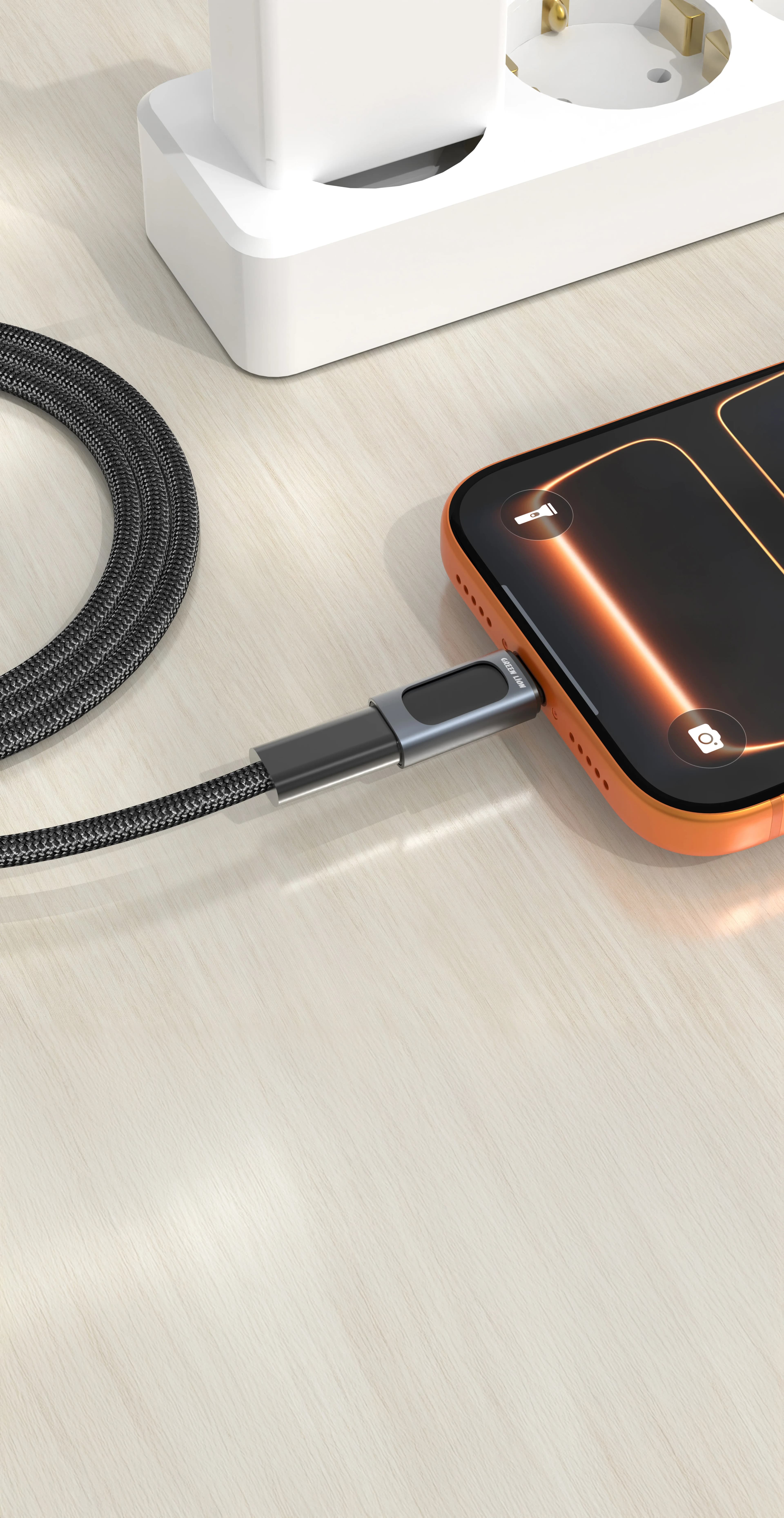 Green Lion OTG Adapter GNOTGLTG2CBK - Lightning to USB-C, Black 3