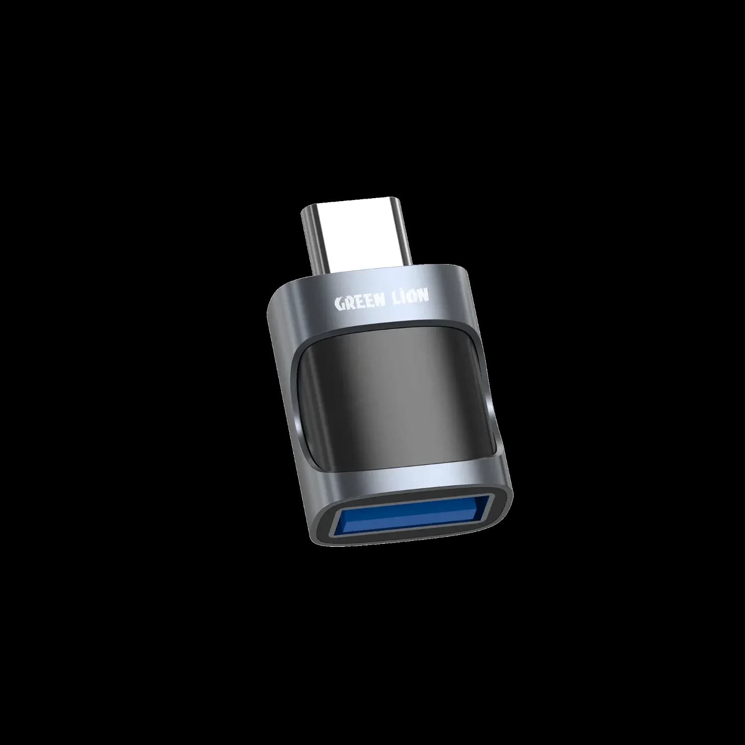 Green Lion OTG Adapter - USB-A to USB-C USB 2.0, Black 1 Green Lion OTG Adapter - USB-A to USB-C USB 2.0, Black 1