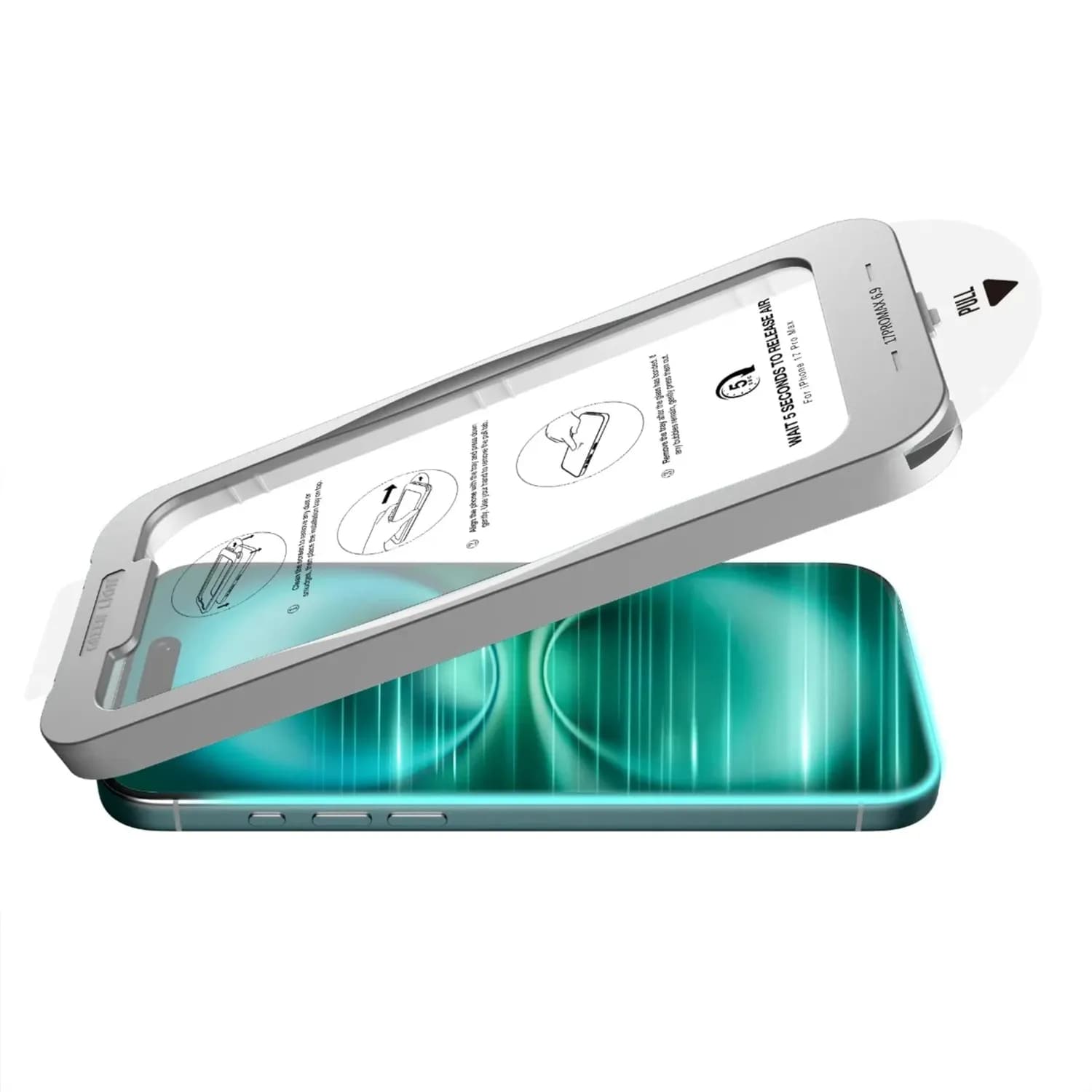 Green Lion Screen Protector Picasso 3D for iPhone 17 Air - 9H Tempered Glass, Clear 1
