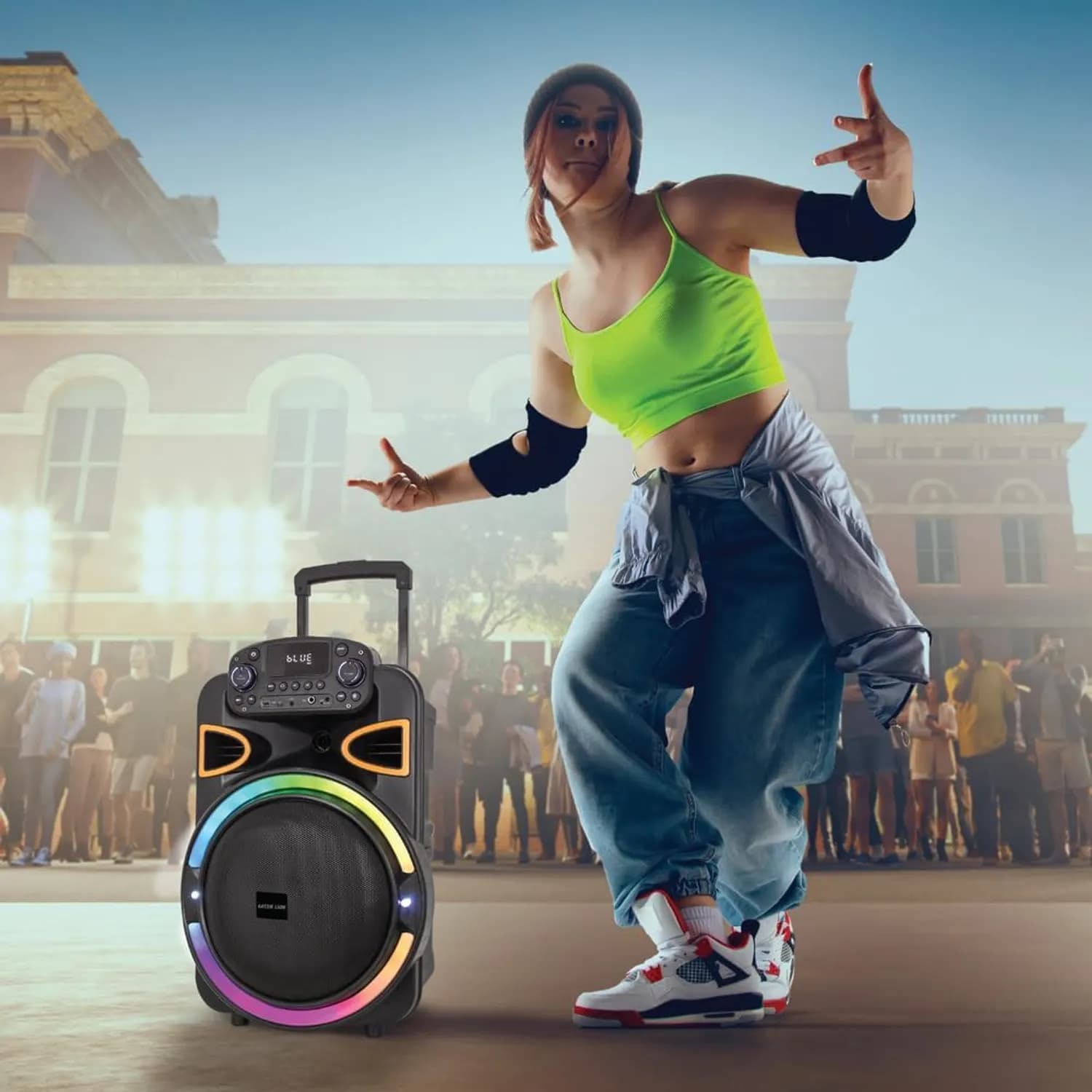 Green Lion Bluetooth Speaker PartyLife 500 - 50W, Black 3