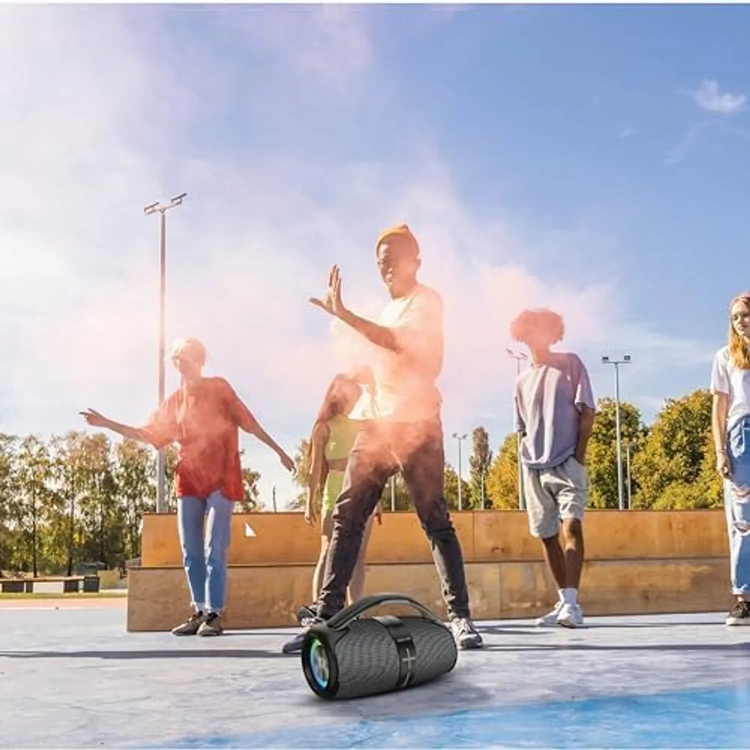 Green Lion Wireless Speaker Parma Pro - RGB Light, Gray 2