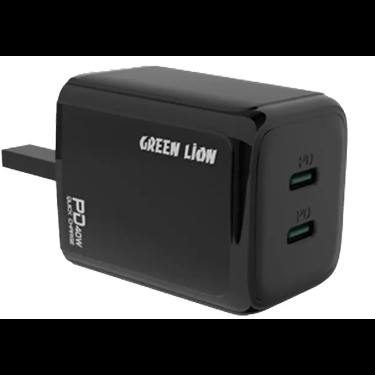 Green Lion Wall Charger - 40W Dual PD, UK 1