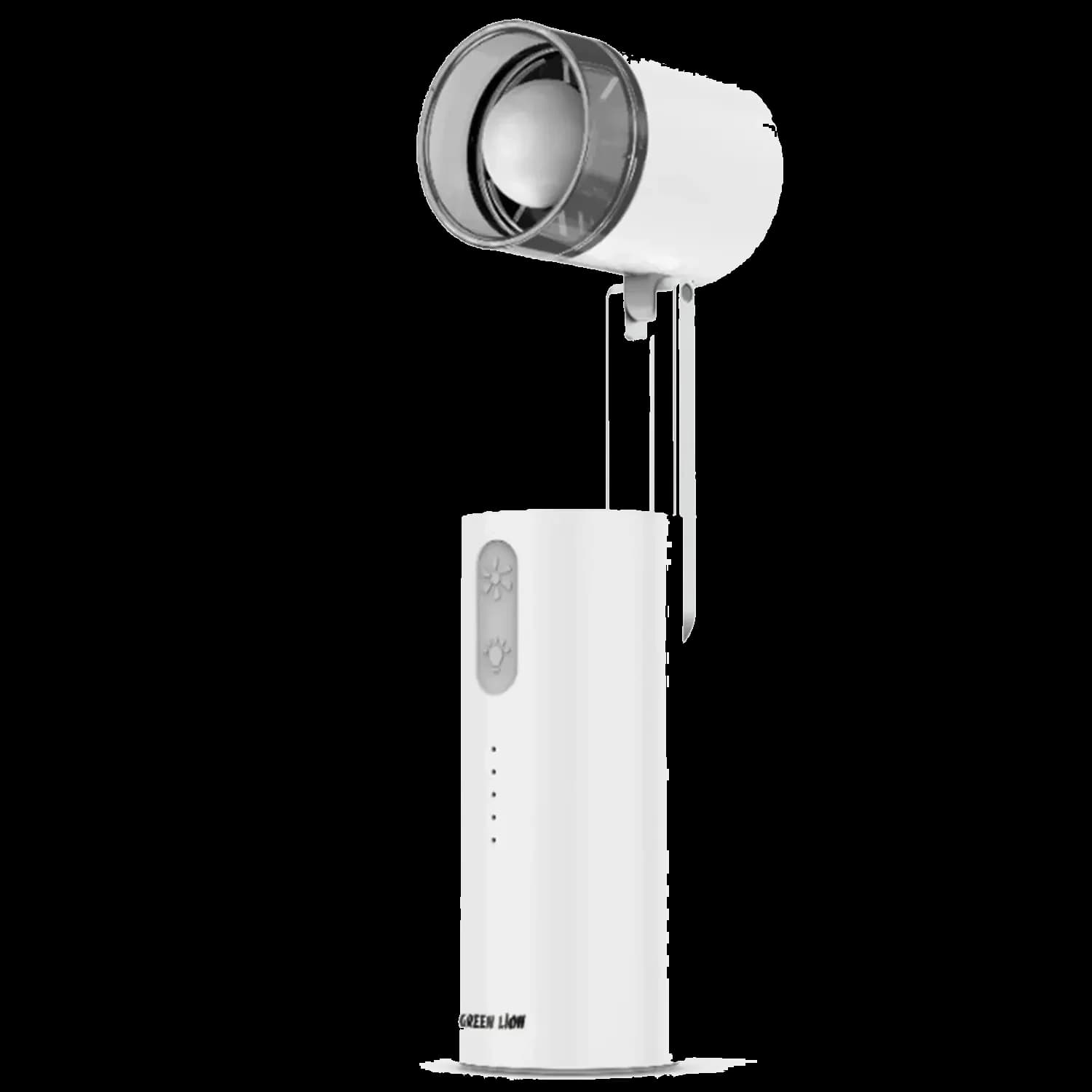 Green Lion Handheld Lamp Fan Malta - 3000mAh, White 1 Green Lion Handheld Lamp Fan Malta - 3000mAh, White 1
