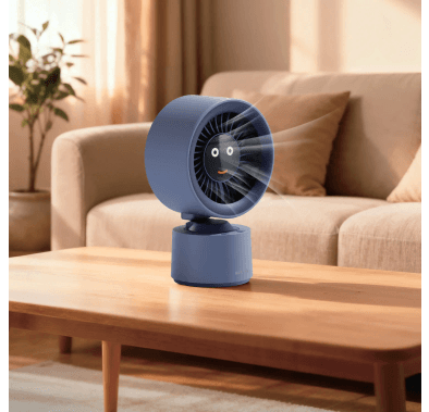 Green Lion Desktop Fan VELAR - USB-C, Blue — White 3
