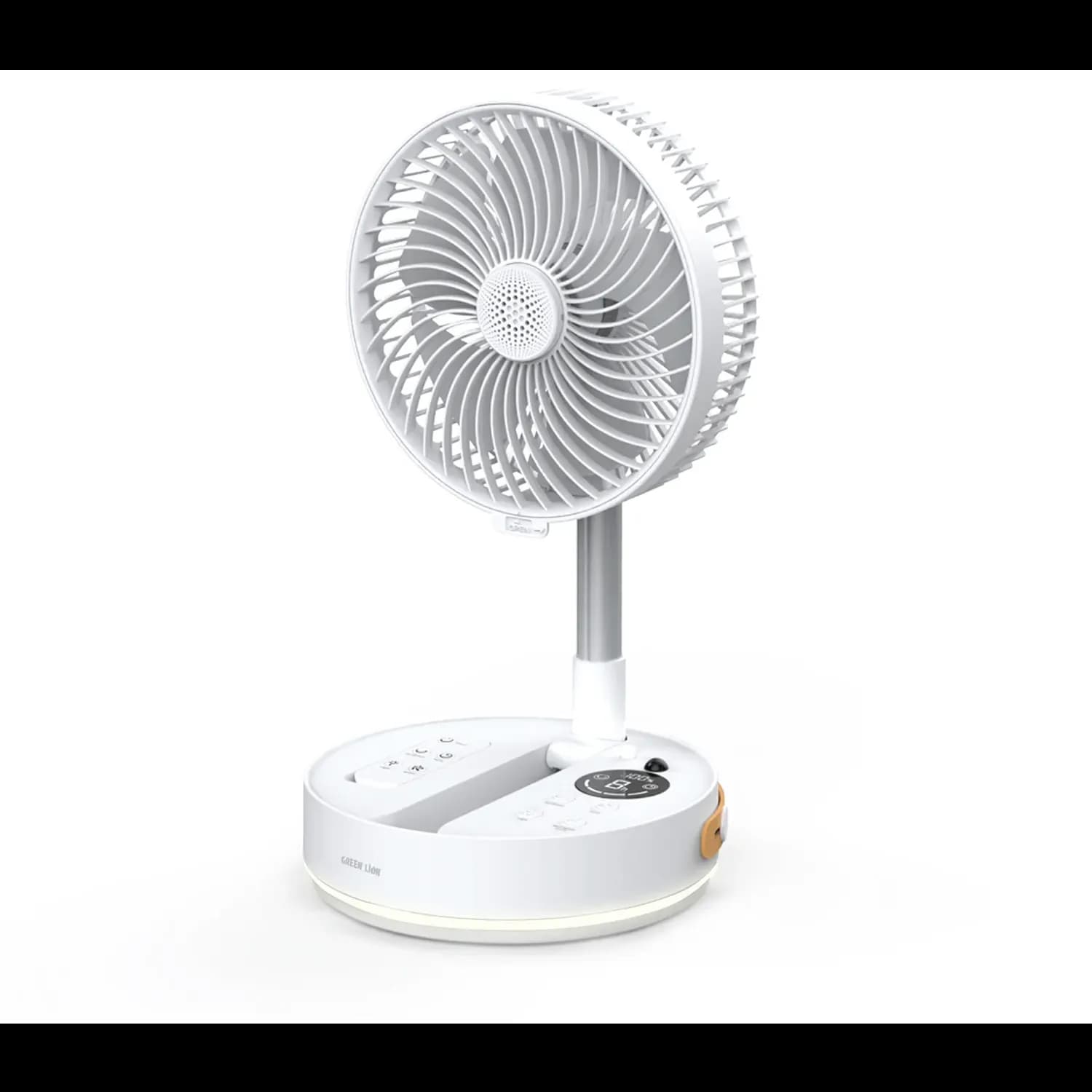 Green Lion Folding Fan ROVIO 8" - 4-Speed, White 2
