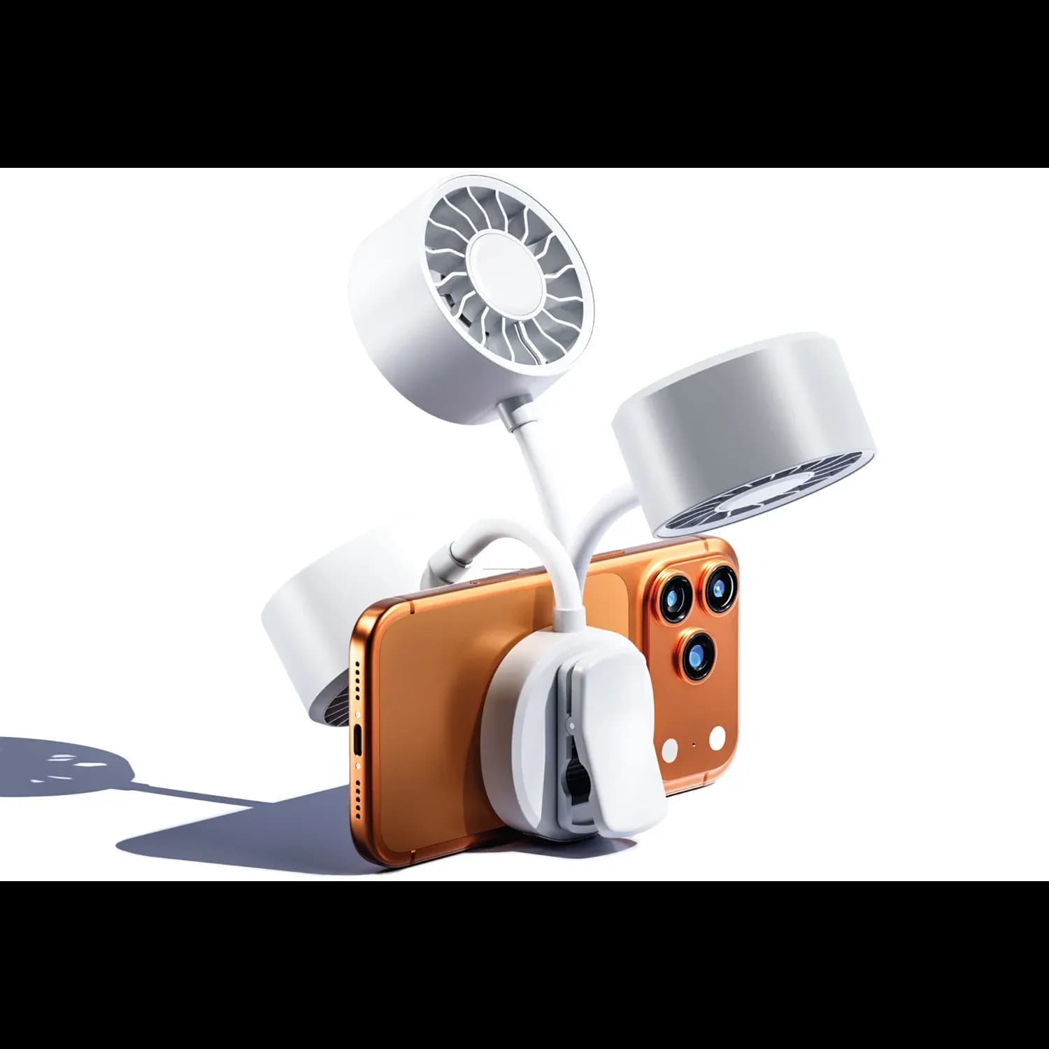 Green Lion Portable Fan Mag Breeze - MagSafe Compatible, White 3