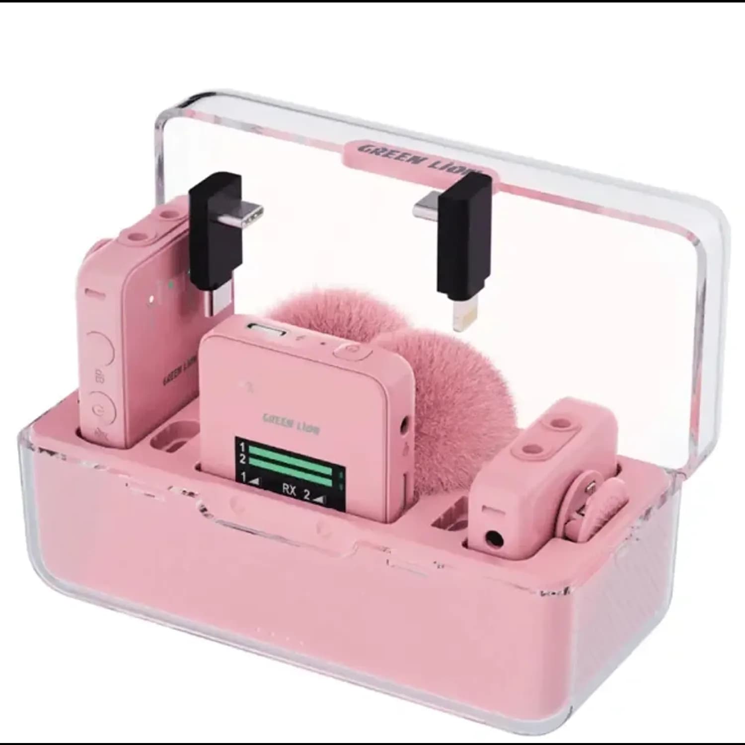 GREEN LION Wireless Microphone - Pink 2