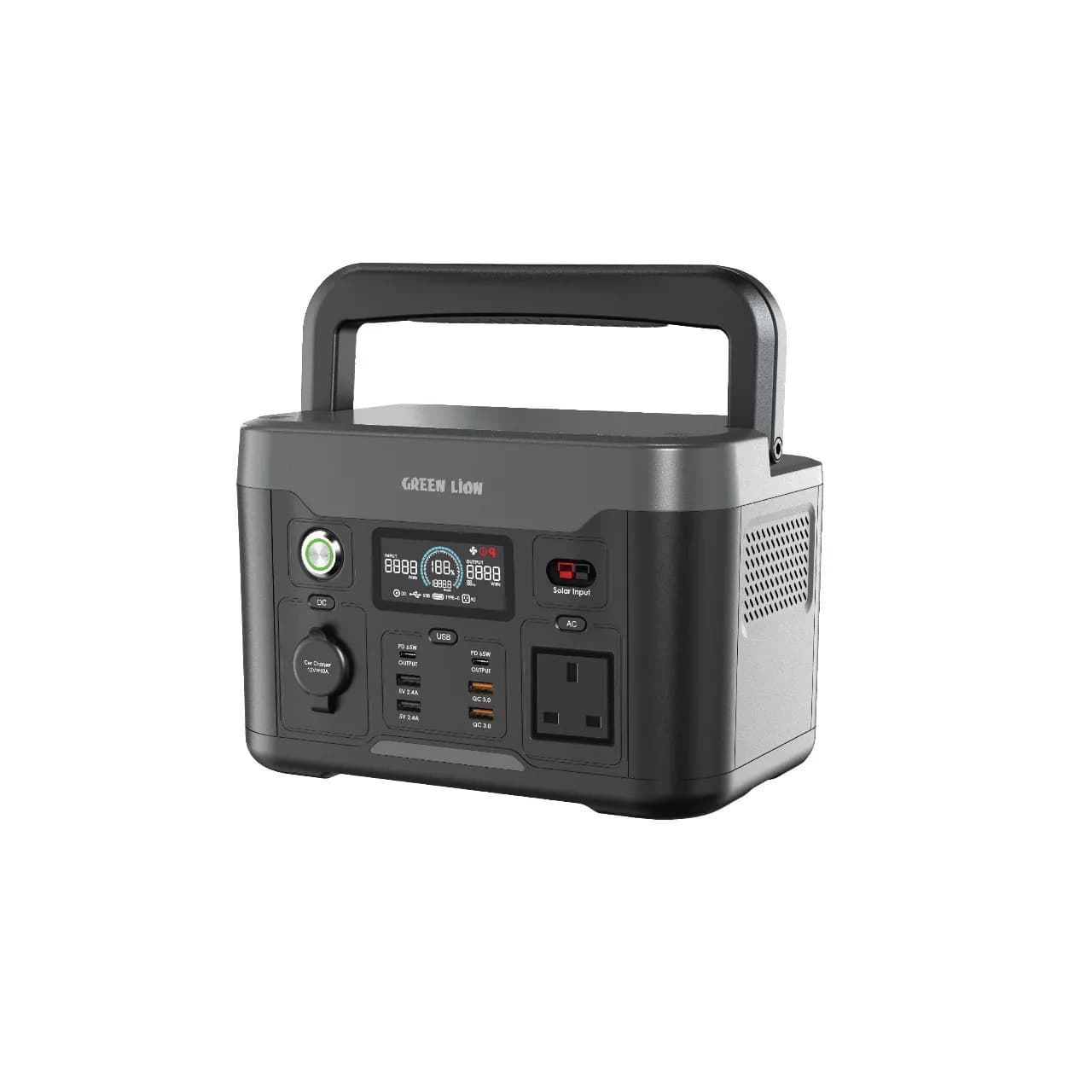 Green Lion PGX600 Power Station - 307.2Wh 12000mAh (LiFePO4) - Black 1 Green Lion PGX600 Power Station - 307.2Wh 12000mAh (LiFePO4) - Black 1