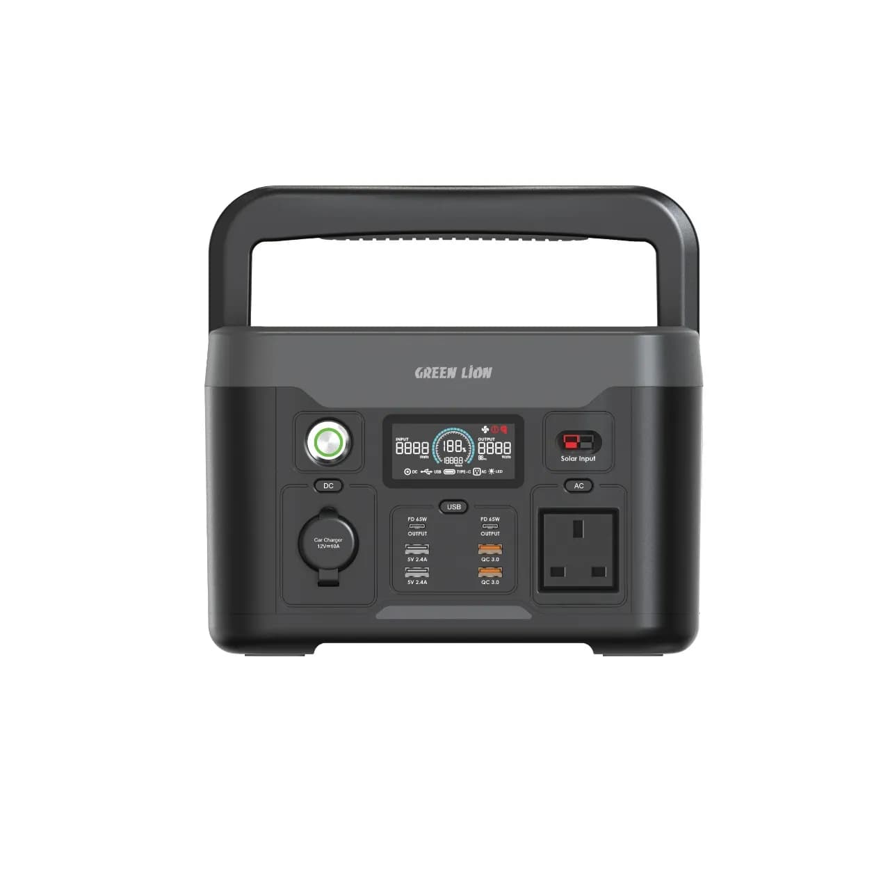 Green Lion PGX600 Power Station - 307.2Wh 12000mAh (LiFePO4) - Black 3