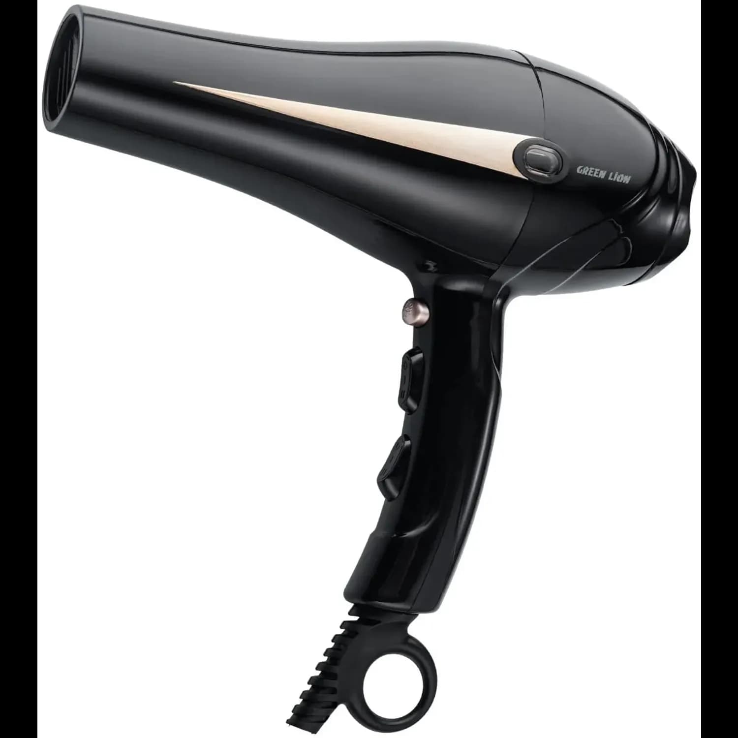 Green Lion Hair Dryer GNPHairDryBK - 2000W, Auto Power Off, Black 1