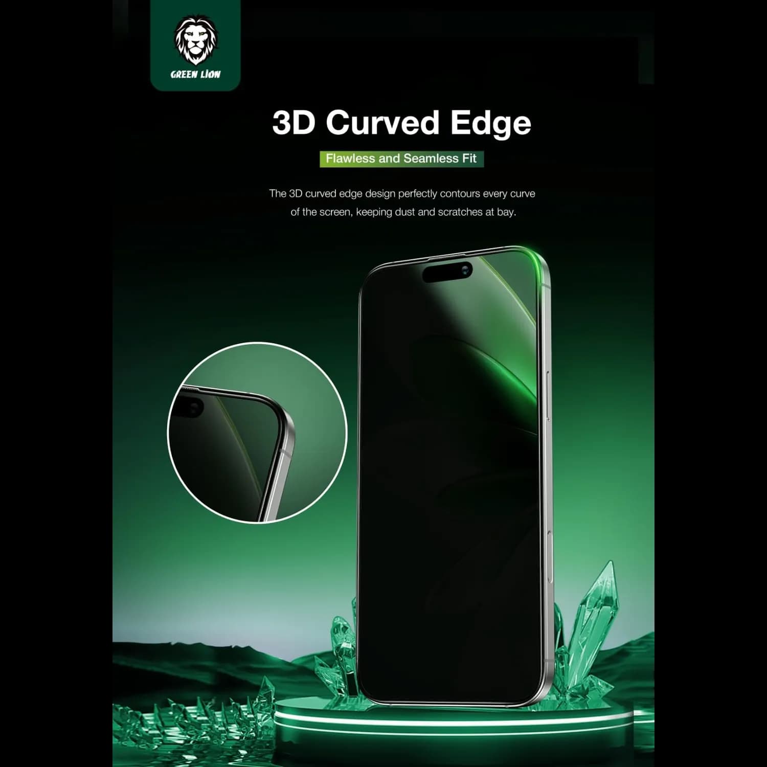 Green Lion PC Case Z Flip 6 - Clear 3