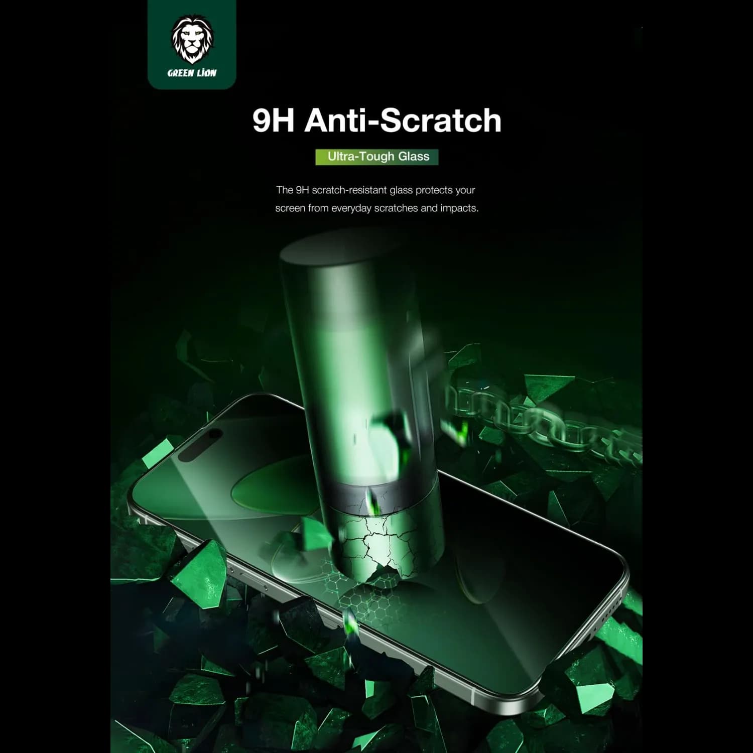 Green Lion Screen Protector iPhone 14/13 Pro/13 6.1" - Picasso 3D Privacy Glass 5