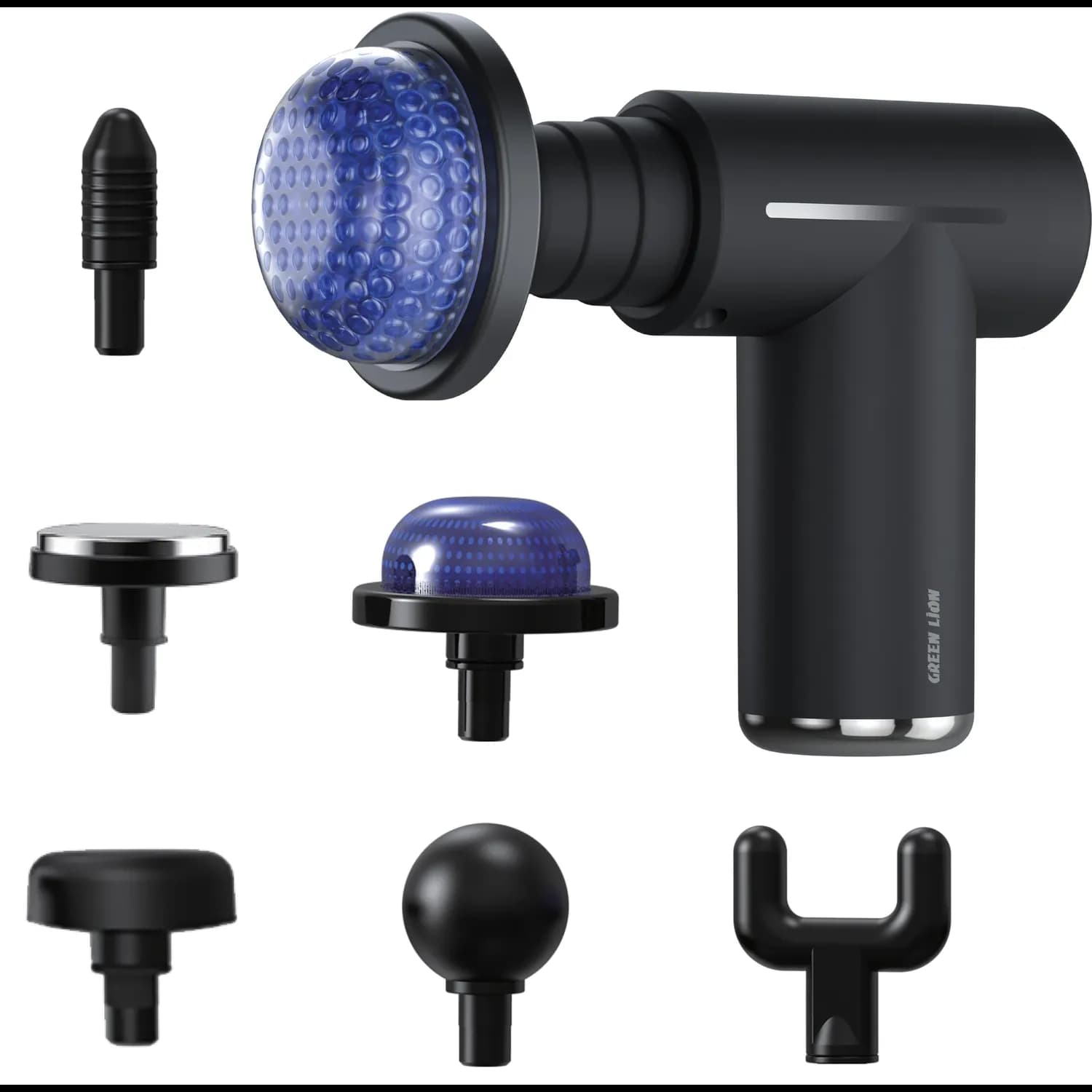 Green Lion Pulse Massage Gun - Hot & Cold Therapy, Black 1