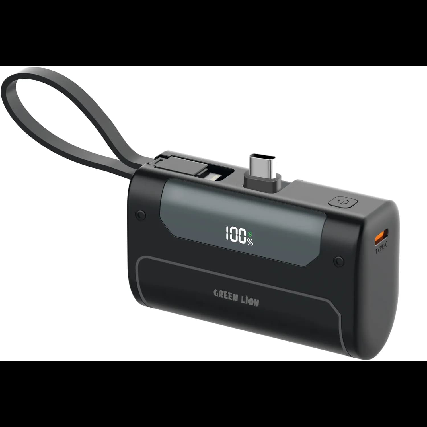 Green Lion Power Bank - 10000mAh, Black 1 Green Lion Power Bank - 10000mAh, Black 1