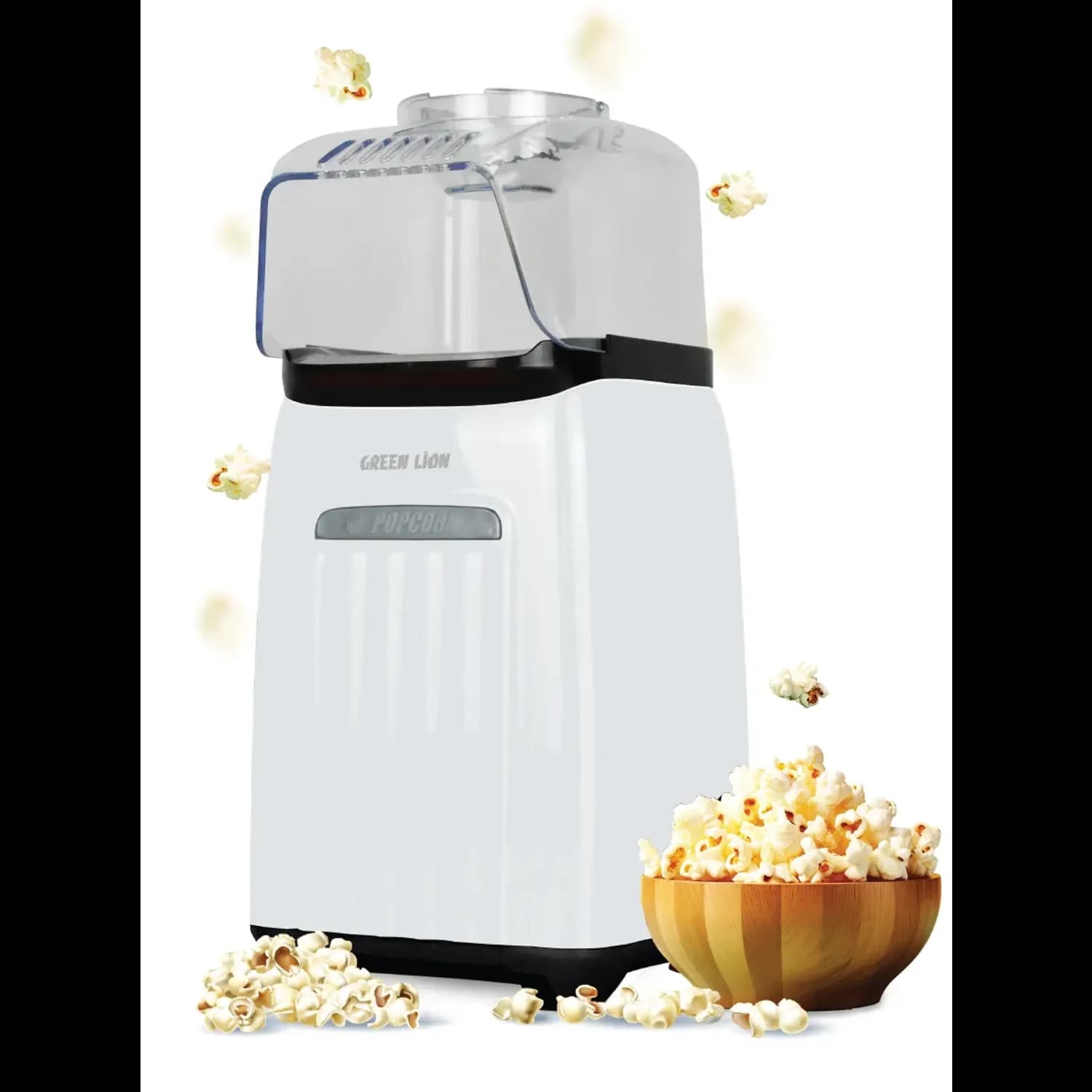 GREEN LION Popcorn Maker - 270ml, 1200W, White 1 GREEN LION Popcorn Maker - 270ml, 1200W, White 1
