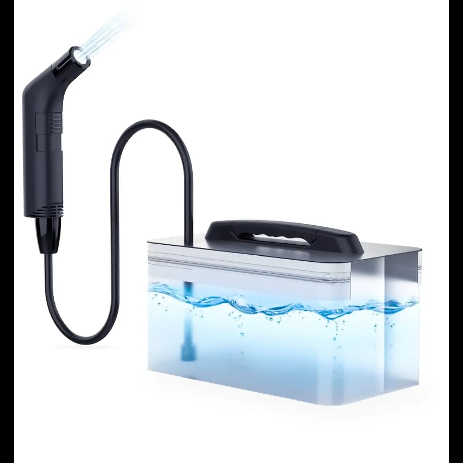 Green Lion Compact Bidet GNPORTRBDT - 2.3L, Rechargeable, USB-C, Black 1